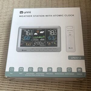 New & Unopened Unni Weather Station with Atomic Clock
